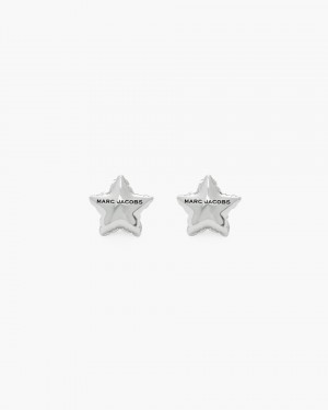 Marc Jacobs Balloon Star Earrings Ohrringe Damen Hellsilber | 13PMBGAQU