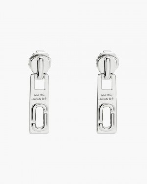 Marc Jacobs J Marc Zipper Earrings Ohrringe Damen Silber | 45BEMVAYG