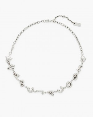 Marc Jacobs Marc Jacobs Balloon Necklace Ketten Damen Hellsilber | 90BHPUCYT