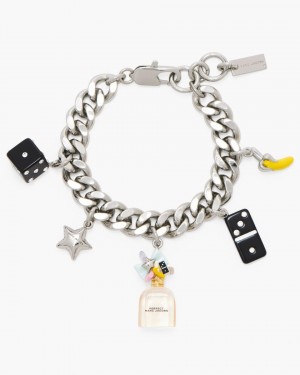 Marc Jacobs Perfect Charm Bracelet Armbänder Damen Silber Rosa Mehrfarbig | 28CTDZLUJ