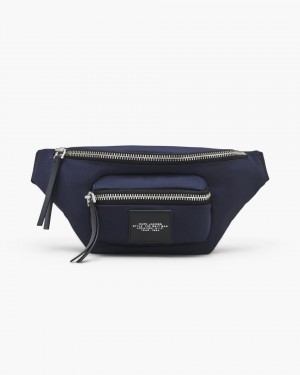 Marc Jacobs The Biker Nylon Belt Bag Rucksäcke Damen Blau | 73WSVFLMQ