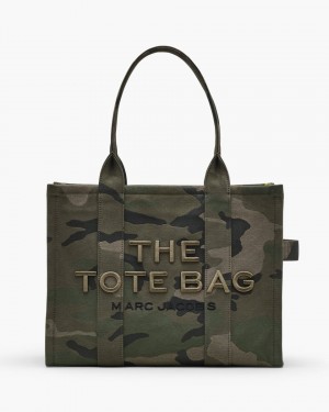 Marc Jacobs The Camo Jacquard Large Tote Bag The Tote Bag Damen Camouflage Mehrfarbig | 03UPNZODK