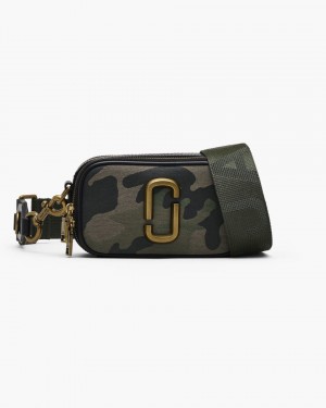 Marc Jacobs The Camo Jacquard Snapshot Snapshot Tasche Damen Camouflage Mehrfarbig | 48OKXQIRL