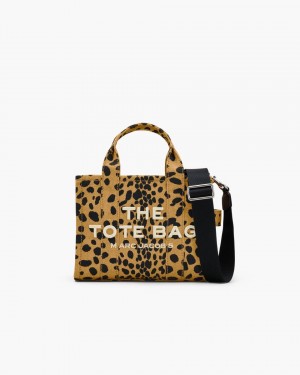 Marc Jacobs The Cheetah Canvas Small Tote Bag The Tote Bag Damen Schwarz Mehrfarbig | 89BIWJONH