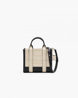Marc Jacobs The Colorblock Crossbody Tote Bag Mini Tasche Damen Weiß Mehrfarbig | 73NOAZWUR