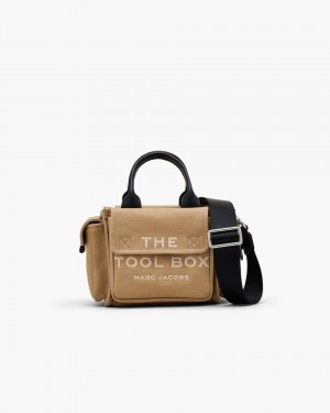 Marc Jacobs The Crossbody Tool Box Mini Tasche Damen Braun | 15HROTSKP