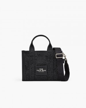 Marc Jacobs The Crystal Canvas Small Tote Bag The Tote Bag Damen Schwarz | 76KZIECGX