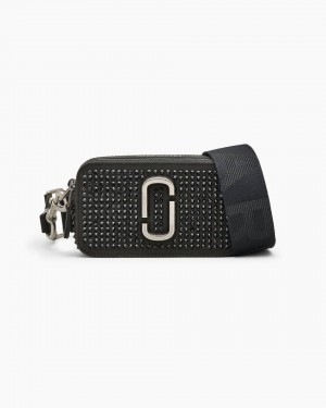 Marc Jacobs The Crystal Canvas Snapshot Snapshot Tasche Damen Schwarz | 58VQWBXRF