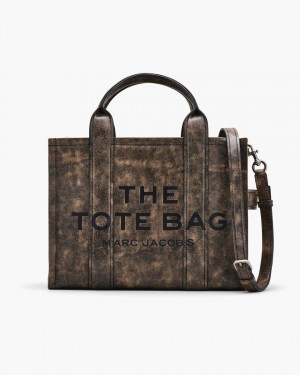 Marc Jacobs The Distressed Leather Medium Tote Bag The Tote Bag Damen Braun | 69YJOUMCG
