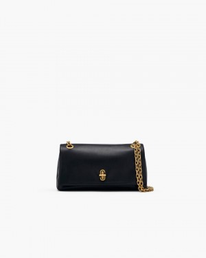 Marc Jacobs The Dual Chain Wallet Große Geldbörse Damen Schwarz | 76BJTRSDV