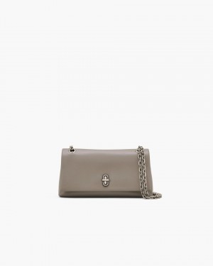 Marc Jacobs The Dual Chain Wallet Mini Tasche Damen Cement | 63BGOJFZM