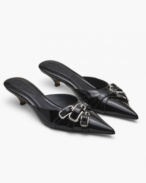 Marc Jacobs The Emma Kitten Heel Hohe Schuhe Damen Schwarz | 05GTPOJNC