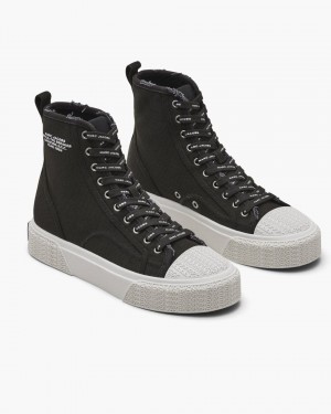 Marc Jacobs The High Top Sneaker Sneakers Damen Schwarz | 78ZJILBGC