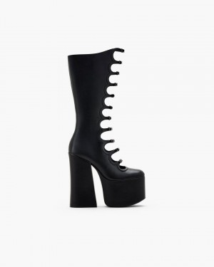 Marc Jacobs The Kiki Knee-High Boot Stiefel Damen Schwarz | 51DKIYAON