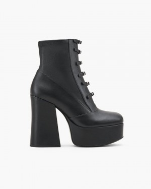 Marc Jacobs The Kiki Stretch Ankle Boot Stiefel Damen Schwarz | 23BQTESRX