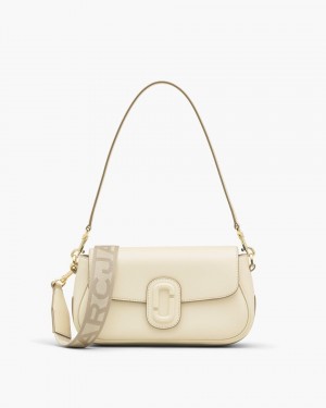 Marc Jacobs The Large Clover Shoulder Bag Schultertasche Damen Weiß | 06XZDVTMF
