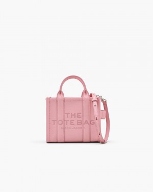 Marc Jacobs The Leather Crossbody Tote Bag Umhängetasche Damen Rosa | 02XJRGIED