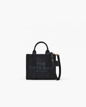 Marc Jacobs The Leather Crossbody Tote Bag The Tote Bag Damen Schwarz | 74SUCKDWA