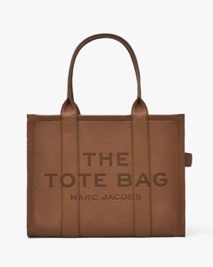 Marc Jacobs The Leather Large Tote Bag The Tote Bag Damen Argan Oil | 75TUECRSX