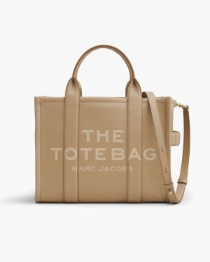 Marc Jacobs The Leather Medium Tote Bag The Tote Bag Damen Braun | 46SIWYUQJ