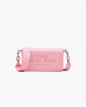 Marc Jacobs The Leather Mini Bag Mini Tasche Damen Rosa | 46NJKHATQ