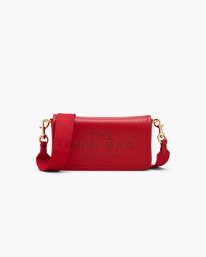 Marc Jacobs The Leather Mini Bag Mini Tasche Damen Rot | 70RIDLZAU