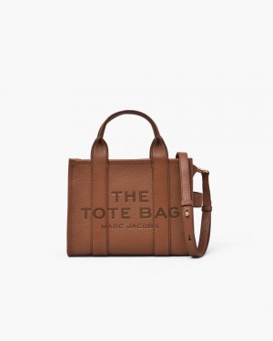 Marc Jacobs The Leather Small Tote Bag The Tote Bag Damen Argan Oil | 02LWSQAEN