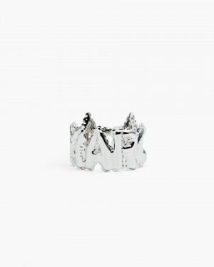 Marc Jacobs The Marc Balloon Ring Ringe Damen Silber | 51BUWFCGA