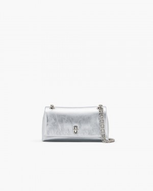 Marc Jacobs The Metallic Dual Chain Wallet The Dual Bag Damen Silber | 91YIWNPKB