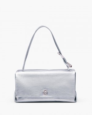 Marc Jacobs The Metallic Large Dual Bag The Dual Bag Damen Silber | 58JZLBXNP