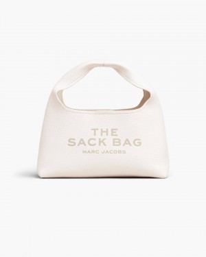 Marc Jacobs The Mini Sack Bag The Sack Bag Damen Weiß | 84TNQMFLA