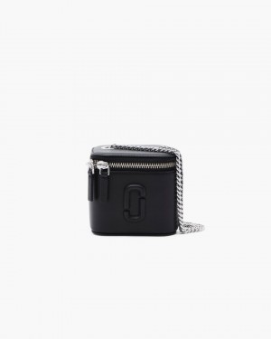 Marc Jacobs The Mini Vanity Umhängetasche Damen Schwarz | 60PMDJKIO