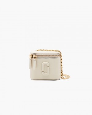 Marc Jacobs The Mini Vanity Umhängetasche Damen Weiß | 63MUOZYJE