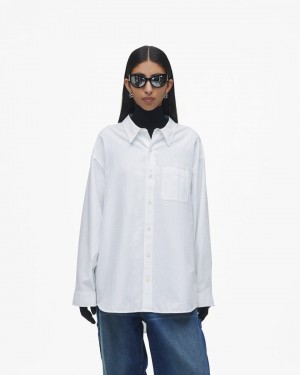 Marc Jacobs The Monogram Big Shirt Oberteile Damen Weiß | 02MJKYFLU