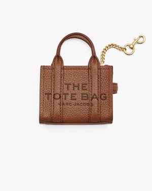 Marc Jacobs The Nano Tote Bag Charm Charms Damen Argan Oil | 17HQCBERS