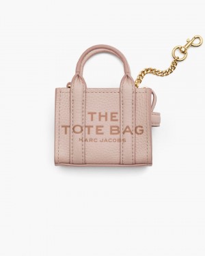 Marc Jacobs The Nano Tote Bag Charm Charms Damen Rosa | 02NXVUHBT