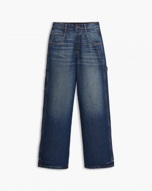 Marc Jacobs The Oversized Jeans Unterteile Damen Indigo | 47OUYQSPL