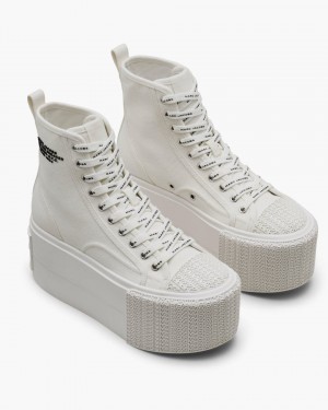 Marc Jacobs The Platform High Top Sneaker Sneakers Damen Weiß | 01ITQLGXK