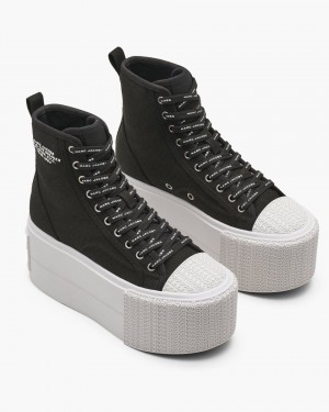 Marc Jacobs The Platform High Top Sneaker Sneakers Damen Schwarz | 01PRVGXJM