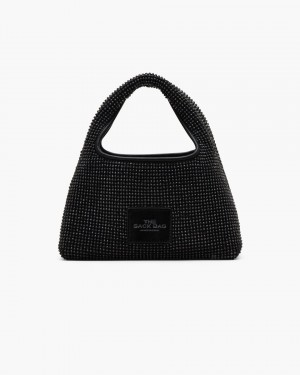 Marc Jacobs The Rhinestone Mini Sack Bag The Sack Bag Damen Schwarz | 03PJBUNEC