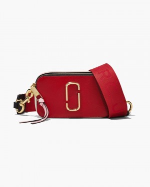 Marc Jacobs The Snapshot Snapshot Tasche Damen Rot Mehrfarbig | 75AGYKSOW