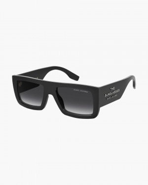 Marc Jacobs The Square Sunglasses Sonnenbrille Damen Schwarz | 62VCJFRMQ
