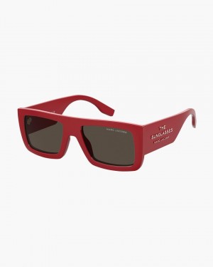 Marc Jacobs The Square Sunglasses Sonnenbrille Damen Siren | 12GNFJKWP