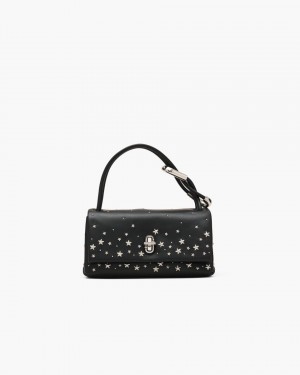 Marc Jacobs The Star-Studded Leather Mini Dual Bag The Dual Bag Damen Schwarz | 13SUVYPLH