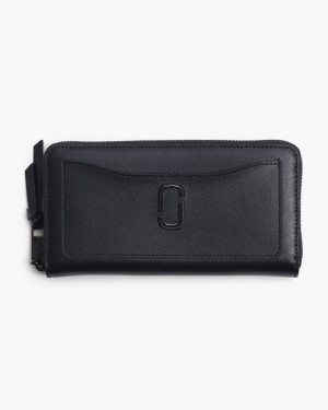 Marc Jacobs The Utility Snapshot DTM Continental Wallet Große Geldbörse Damen Schwarz | 54GQZWVEP