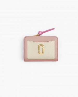 Marc Jacobs The Utility Snapshot Mini Compact Wallet Kleine Geldbörse Damen Rosa Mehrfarbig | 74SXYFATN
