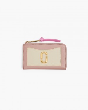 Marc Jacobs The Utility Snapshot Top Zip Multi Wallet Kleine Geldbörse Damen Rosa Mehrfarbig | 48STMNQFG