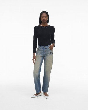 Marc Jacobs The Washed Jean Unterteile Damen Waschen Indigo | 83JNXSQAE